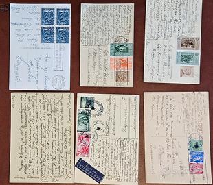 L'otto 6 cartolined'epoca,regno d'Italia e vatican