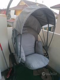 sedia a dondolo da esterno