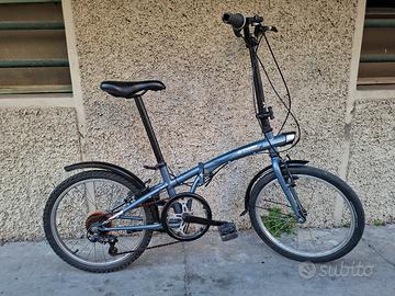 pieghevole 20 con narce BTWIN pronta all'uso 