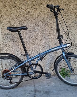 pieghevole 20 con narce BTWIN pronta all'uso 