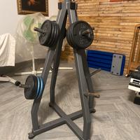 Porta pesi,step e panca