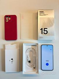 OPPO Reno 15F 5G 256GB pari al nuovo+vetro e cover