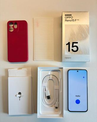 OPPO Reno 15F 5G 256GB pari al nuovo+vetro e cover