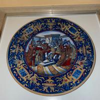 PAOLO RUBBOLI - PIATTO MAIOLICA A LUSTRO 1886