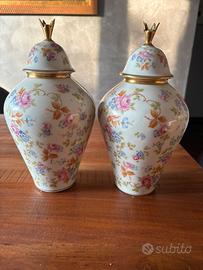 Coppia vasi in ceramica bavarese