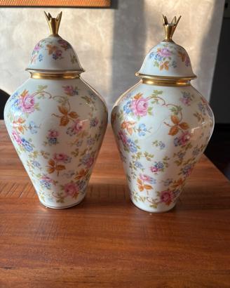 Coppia vasi in ceramica bavarese