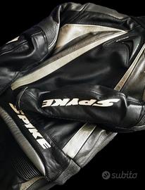 Tuta moto divisibile in pelle Spyke donna