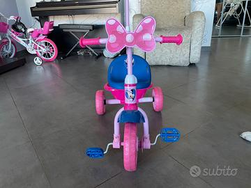 Triciclo per bambini 1 - 3 anni con maniglia guida