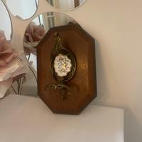 4 Appendiabiti in legno e metallo stile antico