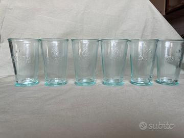 Bicchieri bacardi vintage set 6pz