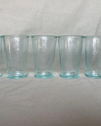 Bicchieri bacardi vintage set 6pz