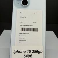 IPHONE 15 256GB