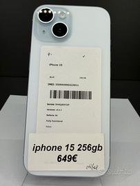 IPHONE 15 256GB