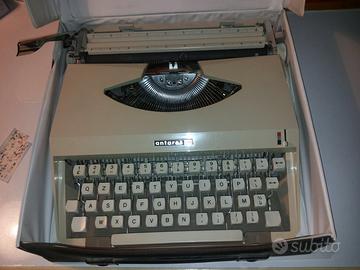 MACCHINA DA SCRIVERE PORTATILE ANTARES CAPRI