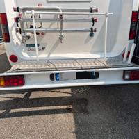Portamoto da camper con rampa