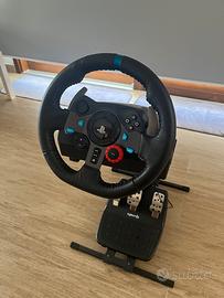 Volante logitech g29 pc/ps4 con piedistallo