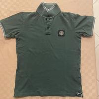 Polo Stone Island verde bambino taglia 10anni
