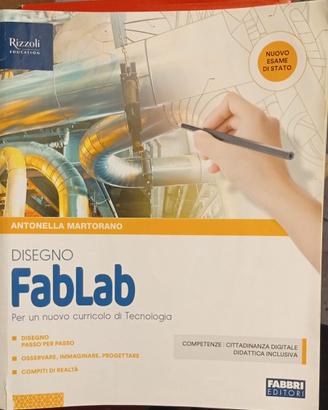 libro scuola FabLab disegno Cod. 9788891538451