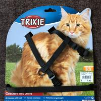 Pettorina con guinzaglio Trixie per gatto