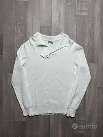 Maglione Polo Calliope Bianco Taglia S Nuovo