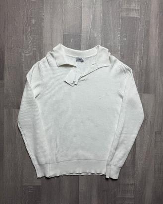 Maglione Polo Calliope Bianco Taglia S Nuovo