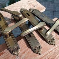 Lotto Maniglie x porte in ottone bronzato barocco
