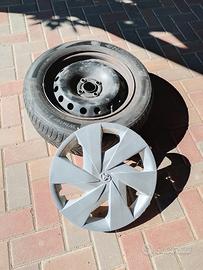 4 Gomme Hankook, cerchi e copricerchi Toyota