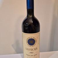 Sassicaia 1987 bolgheri bottiglia vino