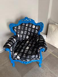 Poltrona tipo Proust di Mendini o Queen of love