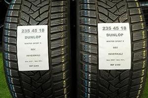 2 gomme 235 45 18 DUNLOP INV RIF2350