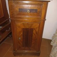 Coppia comodini legno antico, A 85, L 48, P 30