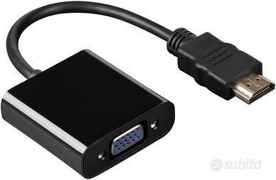 Cavetto adattatore ingresso HDMI/ uscita VGA F + J
