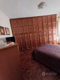 armadio 9 ante legno massello 