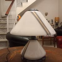 lampada Abat-jour vintage vetro a fungo grande 