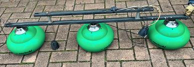 Tre lampade "biliardi cavicchi"