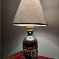 Lampada Artigianale con Bottiglia Tequila Espolon 