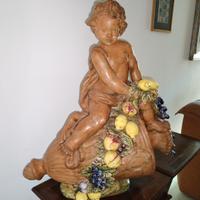statua in terracotta artigianale