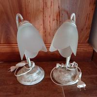 Set 2 lampade da comodino Made in Italy 