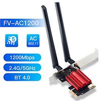 Scheda Wifi 5 AC1200 PCIe Dual Band 2.4G/5GHz