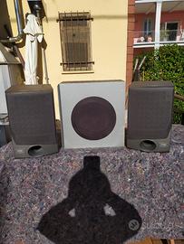 COPPIA DIFFUSORI 2 VIE PIONEER & SUBWOOFER SAMSUNG