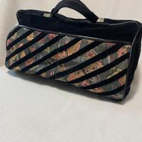Borsa Bauletto velluto nero