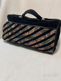 Borsa Bauletto velluto nero