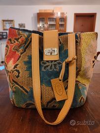 Borsa artigianale in tessuto ETRO 