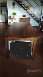 Tavolo in Rovere massello 240x100 anni 20
