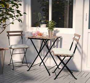 Set giardino e balcone tavolo + sedie
