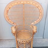 poltrona vimini a Pavone 