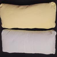 Coppia di cuscini verde e azzurro sfoderabili