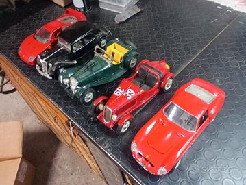 lotto modellini scala 1/18