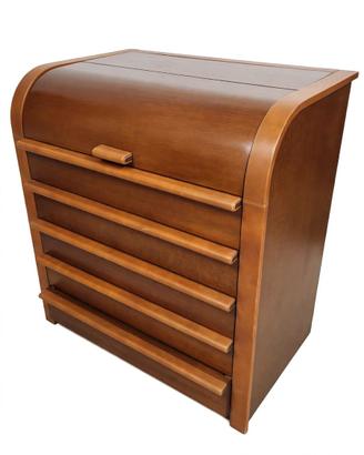 Secrétaire a ribalta vintage anni '70 - legno e pe
