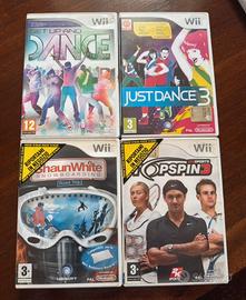 Set 4 giochi Nintendo WII